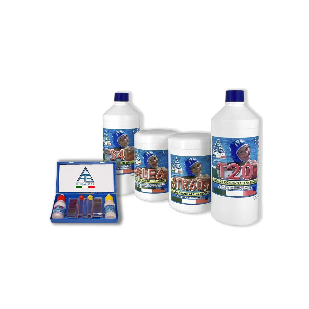 KIT MANUTENZIONE PISCINA PZ. 4+1 KIT MANUTENZIONE PISCINA PZ. 4+1