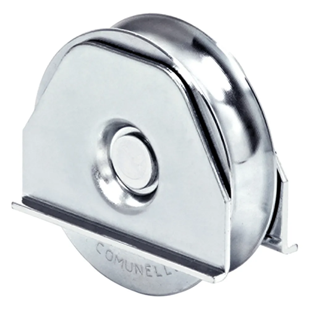 RUOTA PER CANCELLI GOLA SEMITONDA ART.332 ø 80 RUOTA PER CANCELLI GOLA SEMITONDA ART.332 ø 80