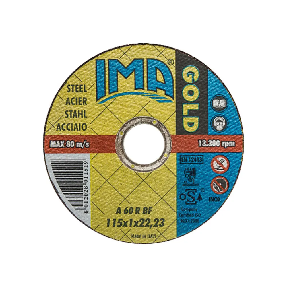 IMA DISCO P/FERRO GOLD PIANO D 115X1 IMA DISCO P/FERRO GOLD PIANO D 115X1