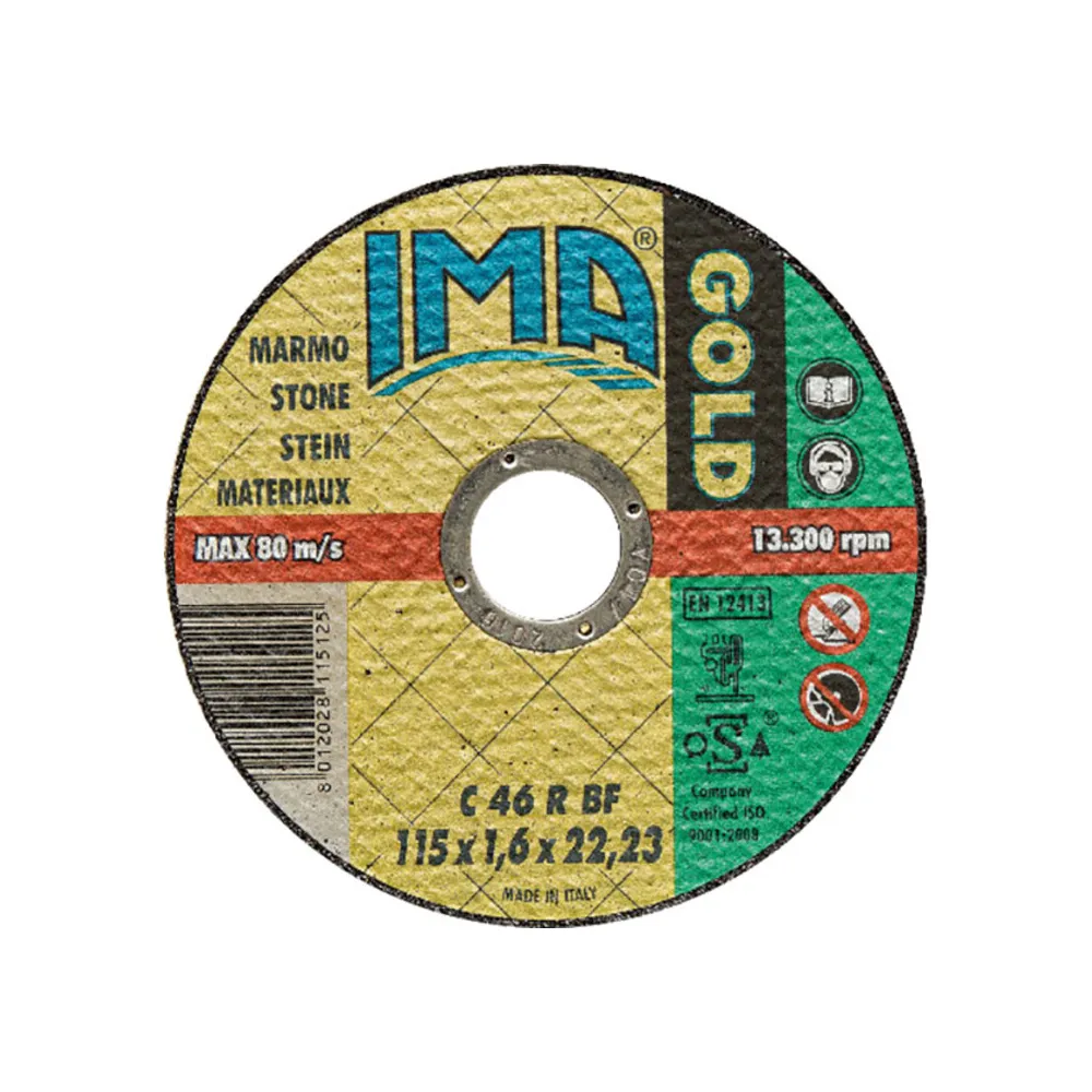 IMA DISCO P/MARMO GOLD PIANO D 115X1 IMA DISCO P/MARMO GOLD PIANO D 115X1