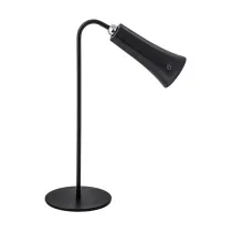 LAMPADA LED RICARICABILE DA TAVOLO ALICE NERO (12