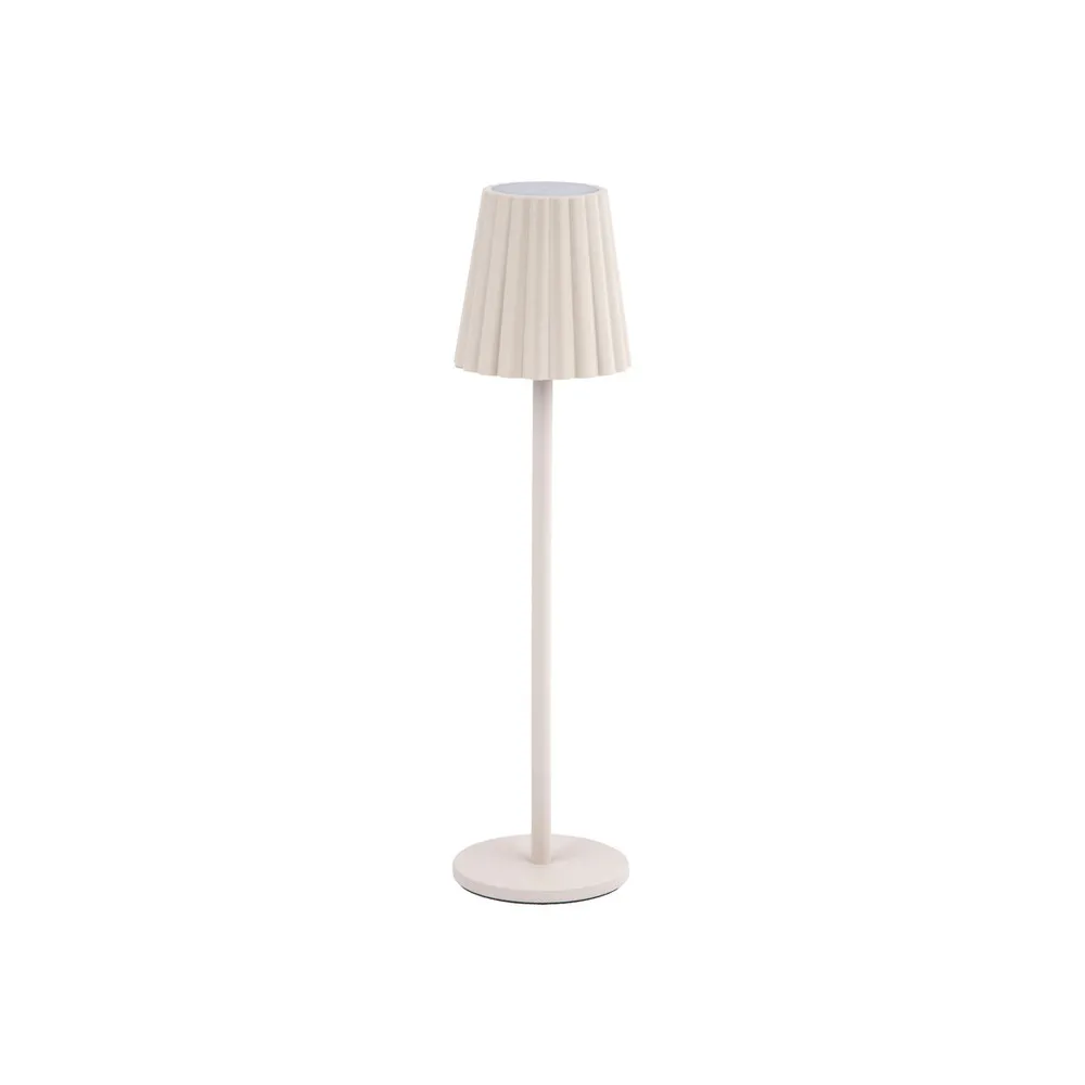 LAMPADA LED RICARICABILE DA TAVOLO MINU BEIGE (12