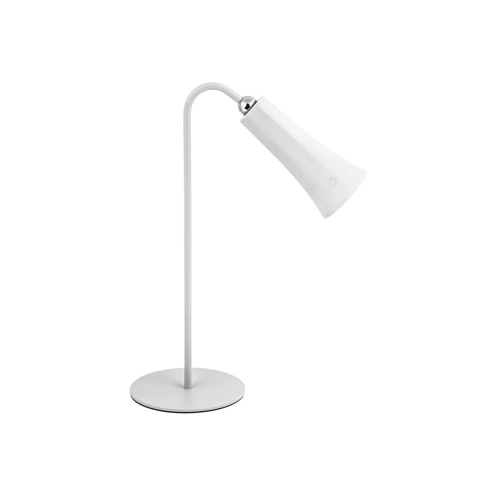 LAMPADA LED RICARICABILE DA TAVOLO ALICE BIANCO (12 LAMPADA LED RICARICABILE DA TAVOLO ALICE BIANCO (12