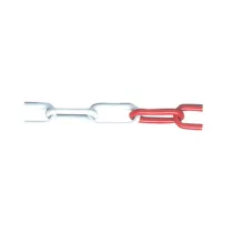 CATENA ACCIAIO BIANCO ROSSO D 5 MM DA 25 M (25