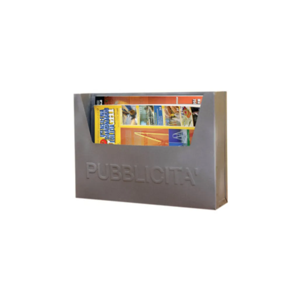 PORTA PUBBLICITA IN LAMIERA 34X7XH24 CM (4