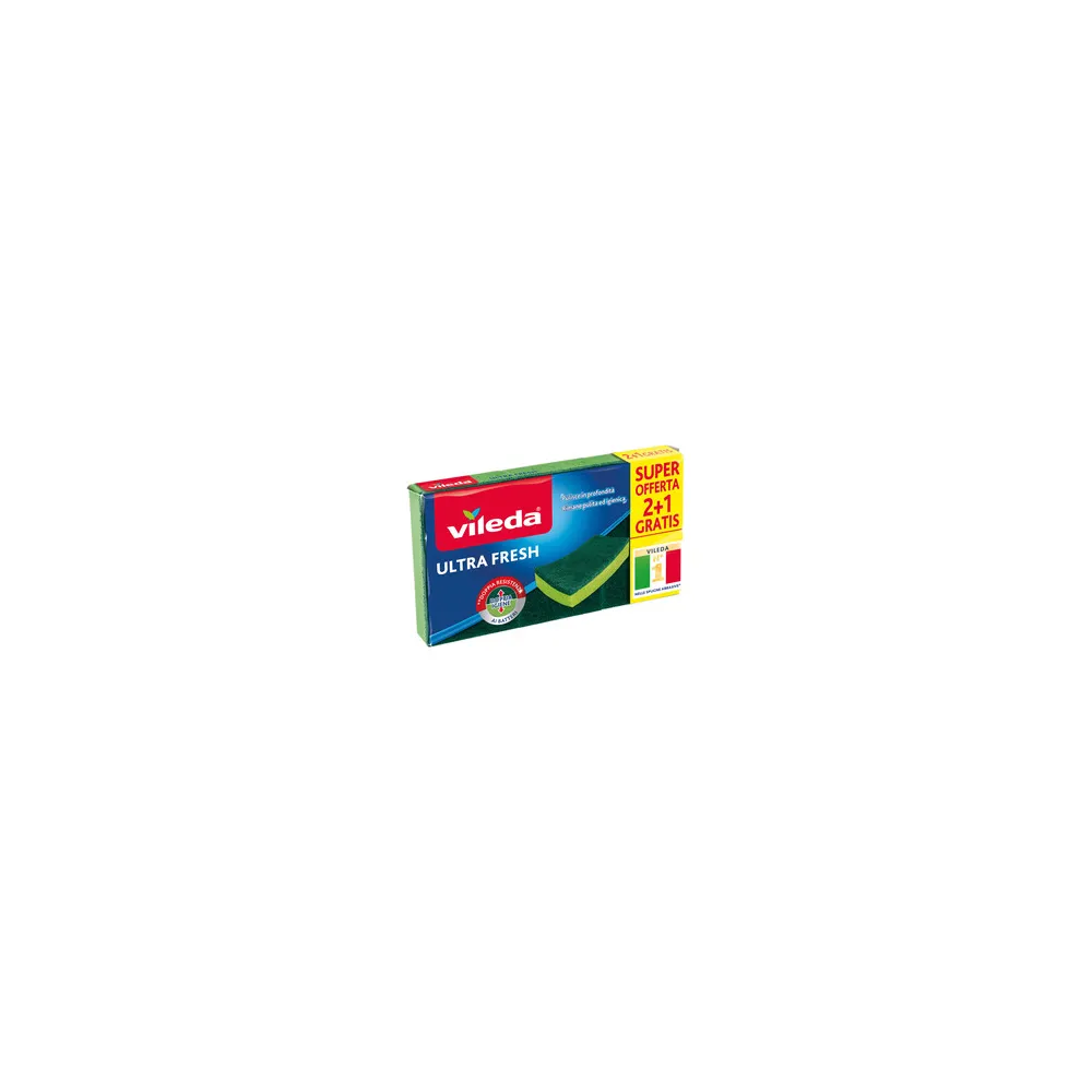 SPUGNA ABRASIVA ULTRA FRESH PZ 2+1 SPUGNA ABRASIVA ULTRA FRESH PZ 2+1