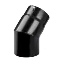 GOMITO PLUS PORCELLANATO 45 D 20 CM NERO OPACO