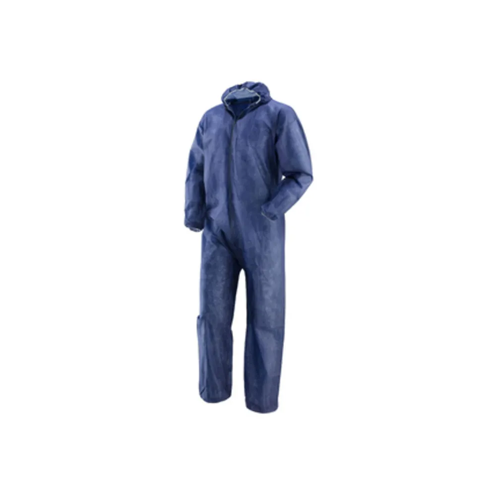 TUTA DA LAVORO MONOUSO 40 G/M2 BLU TG. XL TUTA DA LAVORO MONOUSO 40 G/M2 BLU TG. XL