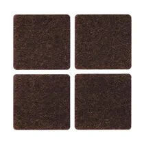 FELTRINO ADESIVO SEDIA MARRONE 100X100 MM CF 1 PZ* (50