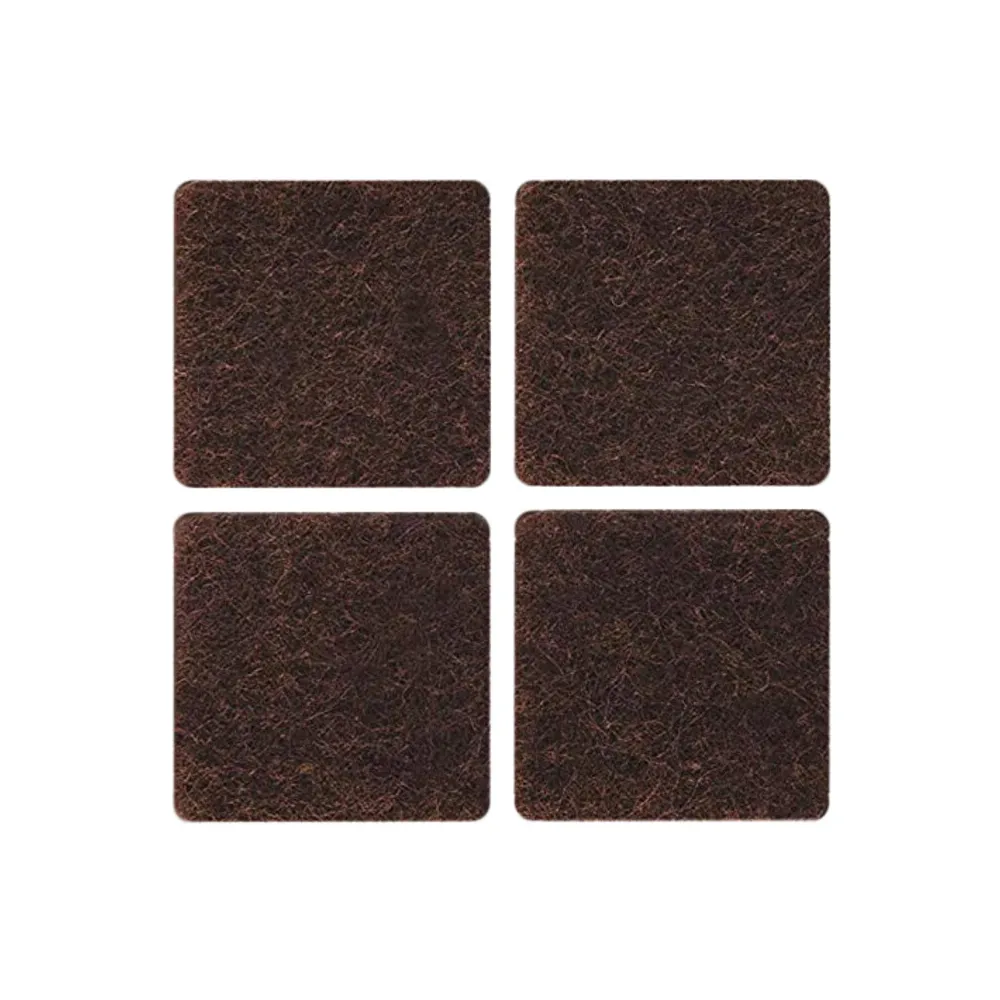 FELTRINO ADESIVO SEDIA MARRONE 100X100 MM CF 1 PZ* (50 FELTRINO ADESIVO SEDIA MARRONE 100X100 MM CF 1 PZ* (50