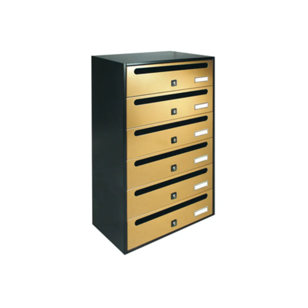 CASSETTA POSTALE ALUBOX CUBO/R 6 38 CASSETTA POSTALE ALUBOX CUBO/R 6 38
