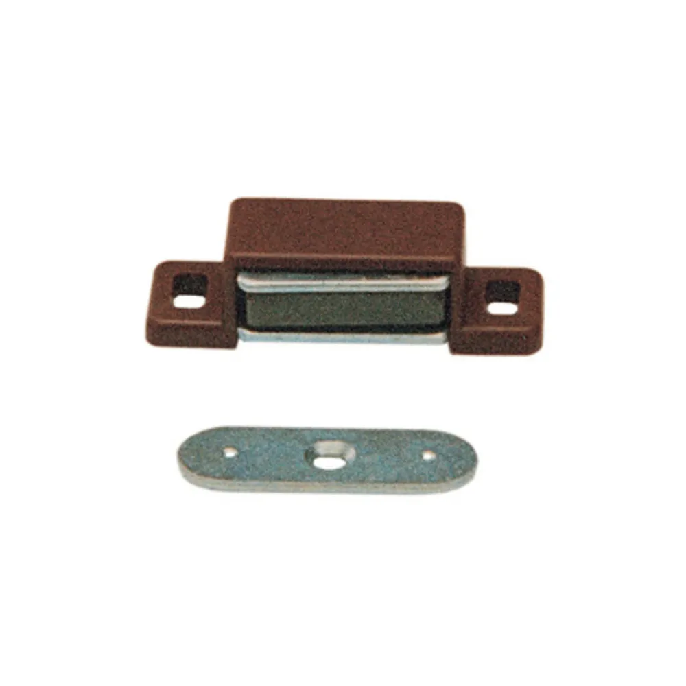 SC CHIUSURA MAGNETICA RETTANGOL MARRONE 2 PZ* (5