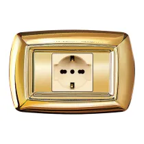 TONDO PLACCA MAGIC PLAST 1P SCHUKO ORO (10