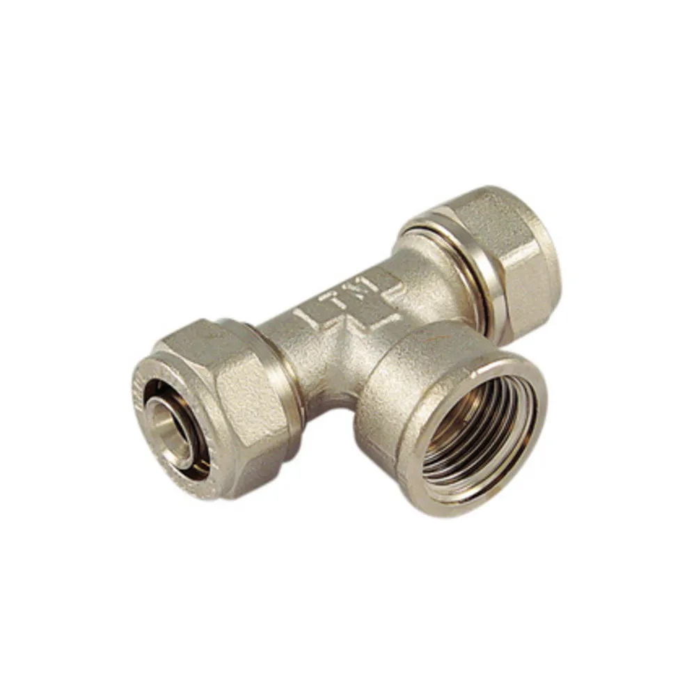 RACCORDO TEE F.20X1/2X20 P/MULTISTRATO (5 RACCORDO TEE F.20X1/2X20 P/MULTISTRATO (5