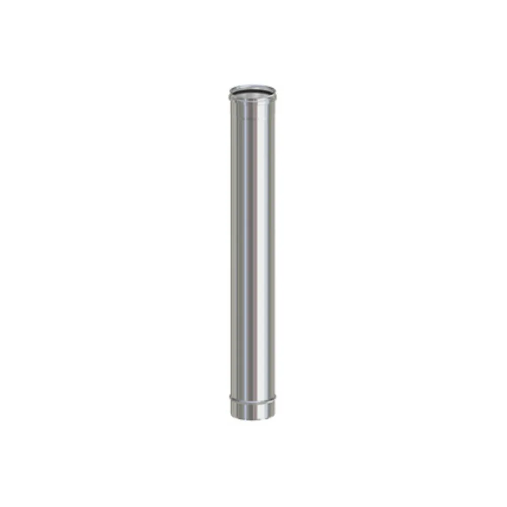 TUBO INOX AISI 304 H 100 CM P/PELLET D 8 CM (10 TUBO INOX AISI 304 H 100 CM P/PELLET D 8 CM (10