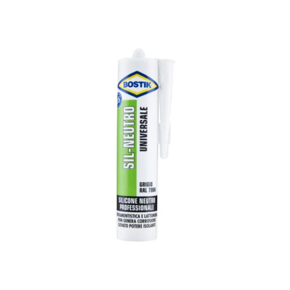 BOSTIK SIL-NEUTRO UNIVERSALE 300 ML GRIGIO (12 BOSTIK SIL-NEUTRO UNIVERSALE 300 ML GRIGIO (12