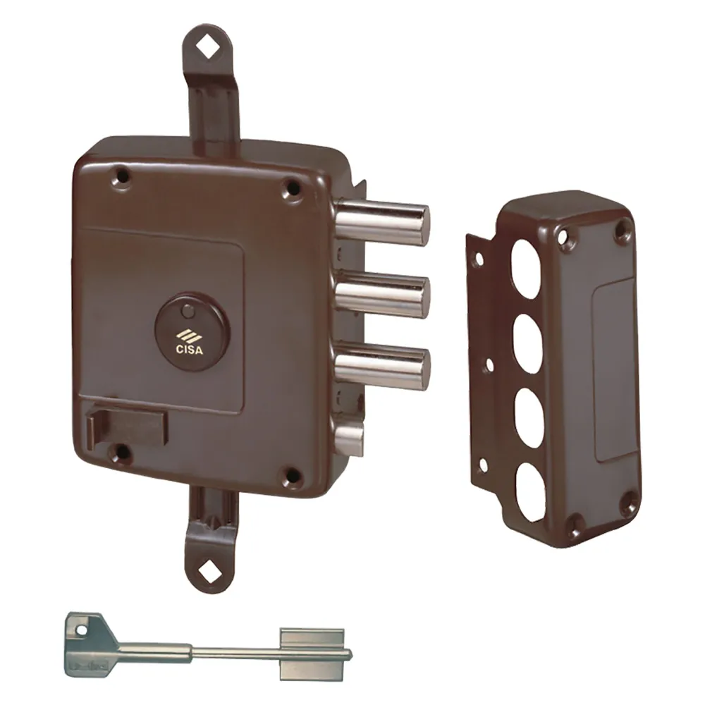 SERRATURA DA APPLICARE TRIPLICE PER LEGNO ART. 571 E 60 Sx SERRATURA DA APPLICARE TRIPLICE PER LEGNO ART. 571 E 60 Sx
