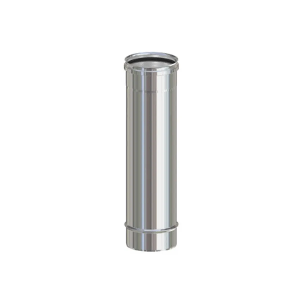 TUBO INOX AISI 304 H 50 CM P/PELLET D 8 CM (10 TUBO INOX AISI 304 H 50 CM P/PELLET D 8 CM (10
