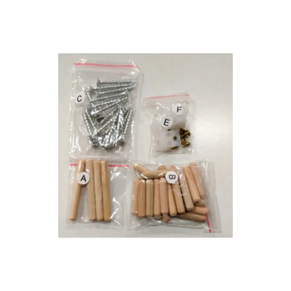 R KIT MONTAGGIO X LIBRERIA CUBO 6