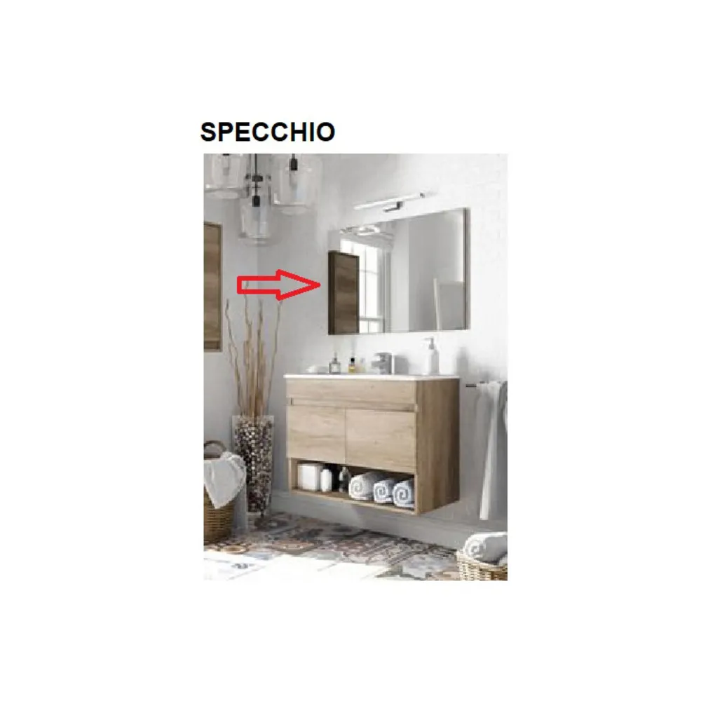 R SPECCHIO X KIT MOBILE BAGNO DAKOTA 2A CM.80X45X64H ROVERE R SPECCHIO X KIT MOBILE BAGNO DAKOTA 2A CM.80X45X64H ROVERE