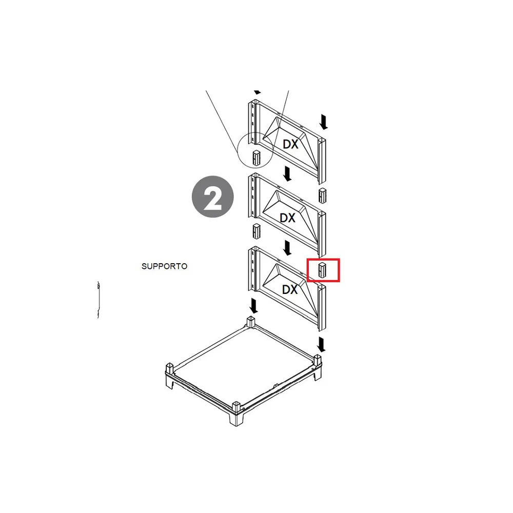 R SUPPORTO X FIANCO LAVATOIO IN RESINA R SUPPORTO X FIANCO LAVATOIO IN RESINA