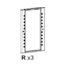 R PANNELLO R X ARMADIO TERRYCRATTAN 2A 68X39X170H P/S 3680