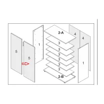 R ANTA X KIT SCARPIERA MAXI 2A/6R CM.72X36X103H ROV/BI