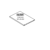 R 4XRIP L244mm ARMADIO SPORCO PULITO RESINA 1 ANTA