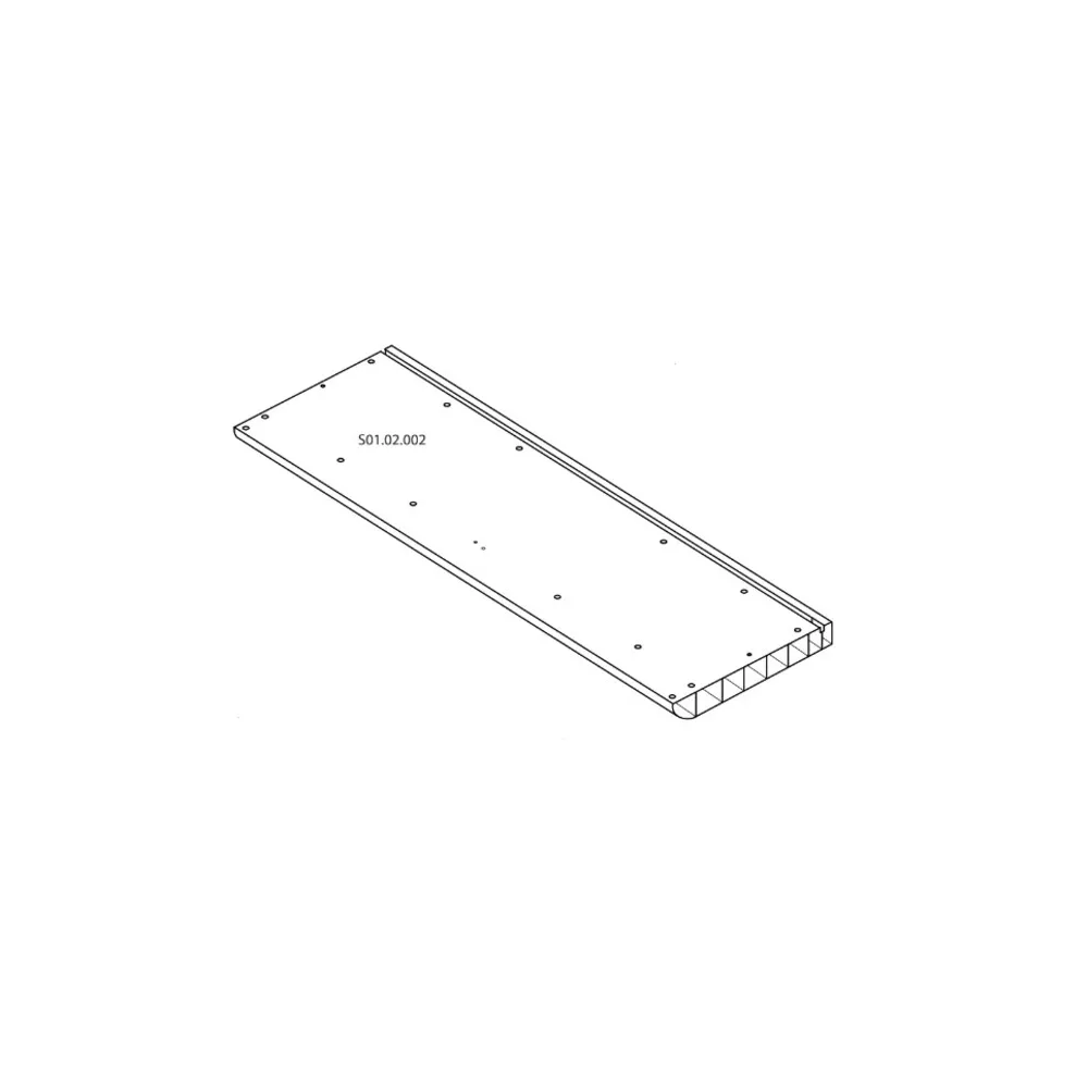 R FIANCO S01.02.002 X ARMADIO SPOGLIATOIO RESINA A 2 POSTI IN KIT C/SERRAT