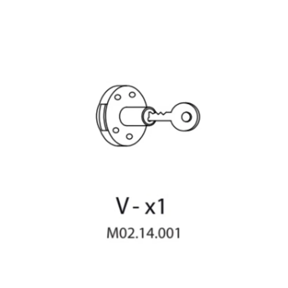 R V-x1 M02.14.001 X ARMADIO SPOGLIATOIO RESINA A 1 POSTO IN KIT C/SERRAT