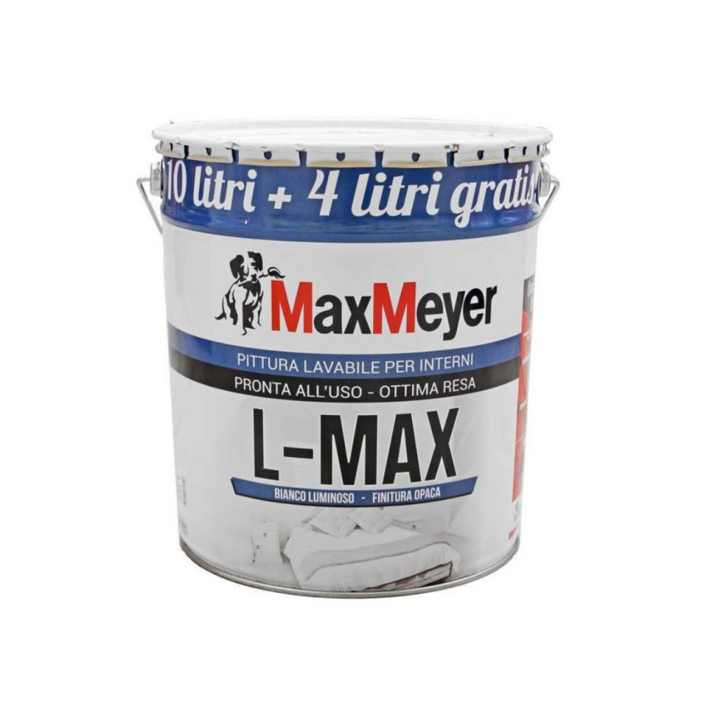 IDROPITTURA LAVABILE BIANCA L-MAX 14LT