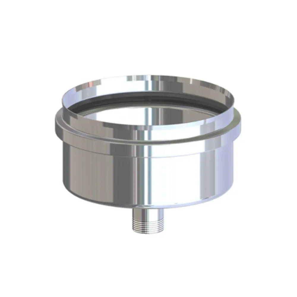 SCARICO INOX CONDENSA ATTACCO F P/PELLET 8 CM