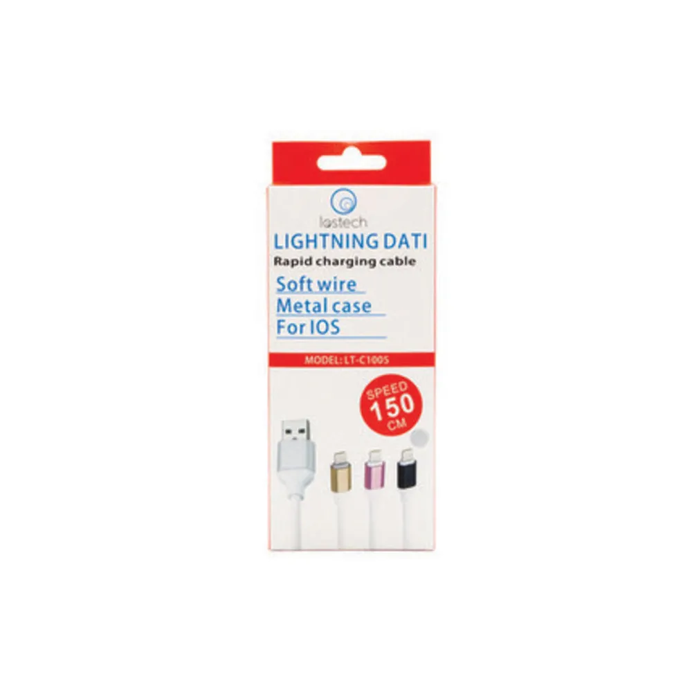 CAVO LIGHTNING CARICA RAPIDA SOFT WIRE 150 CM