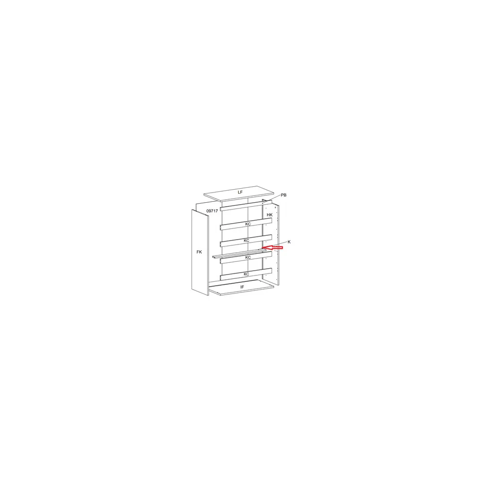 R TRAVERSO K X KIT CASSETTIERA 5C NOVA 77X40X107 BIANCA R TRAVERSO K X KIT CASSETTIERA 5C NOVA 77X40X107 BIANCA