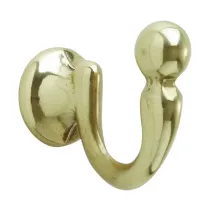 BL FERMATENDA GANCIO SFERA 38X33 ORO LUCIDO 2 PZ (5