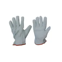 PL GUANTI BOVINO TUTTO FIORE BIANCO TG.10 (6