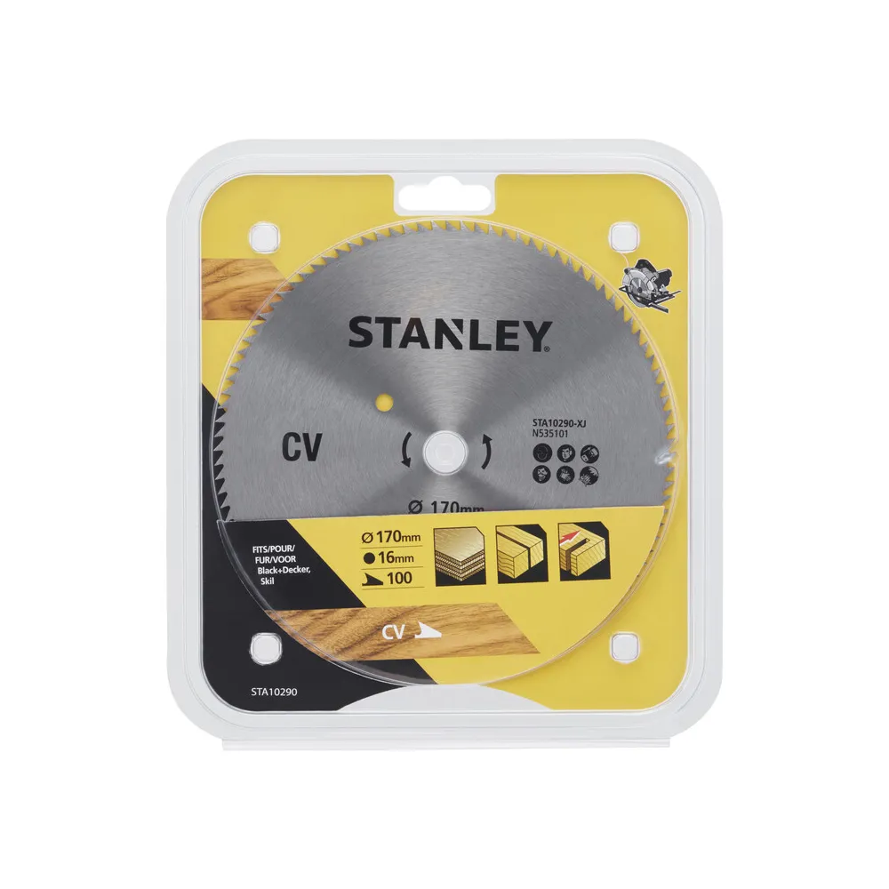 PIRANHA STANLEY STA10290  (X10290) LAMA CIRCOLARE CROM. MM.170