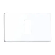 BL COPRINTERRUTTORE PLASTICA 1P BIANCO 2 PZ*