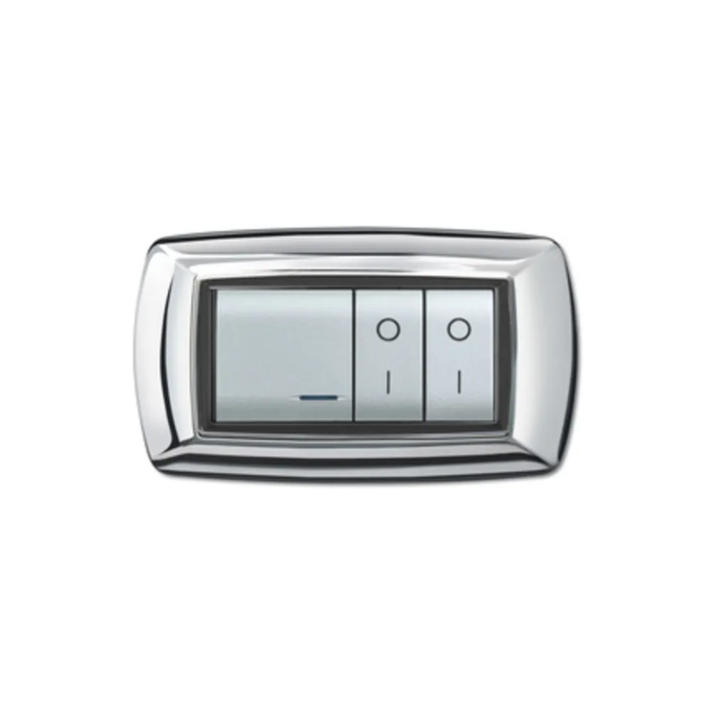 PLACCA LIFE LIVING PLAST CROMO 4P PLACCA LIFE LIVING PLAST CROMO 4P