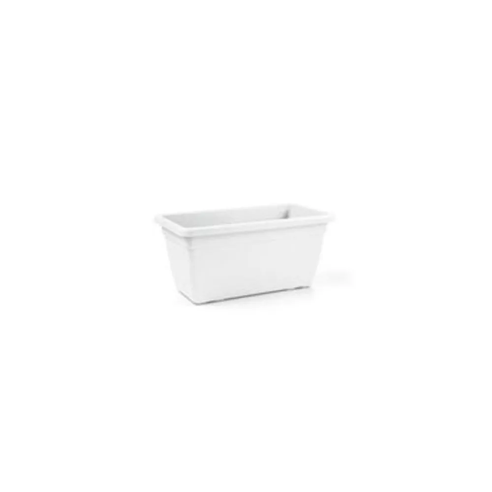 FIORIERA ANTHEA RETTANGOLARE BIANCO 80CM FIORIERA ANTHEA RETTANGOLARE BIANCO 80CM