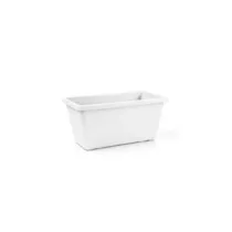 FIORIERA ANTHEA RETTANGOLARE BIANCO 100CM