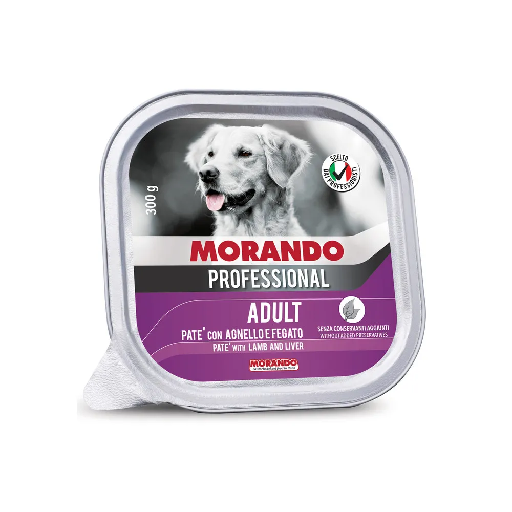 CIBO CANE MORANDO VSC 300 G CARNI AGNEL FEGATO (18 CIBO CANE MORANDO VSC 300 G CARNI AGNEL FEGATO (18