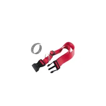 ZOOV COLLARE REG. IN NYLON ROSSO MM.10X20/30 (12