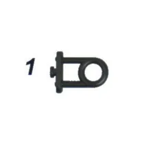 SC GANCIO P/PANNELLI FORATI FIG 1 OCCHIO 5 PZ (5