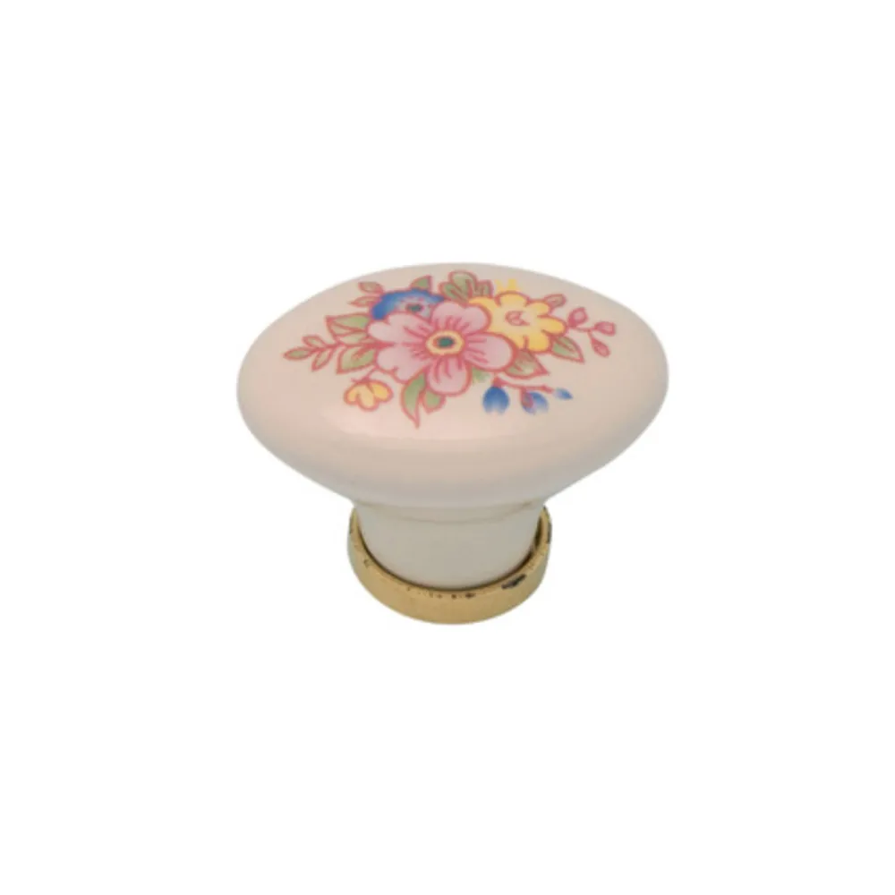 POMOLO PORCELLANA OVALE C/BASE F/15 24X34X25 MM** (25 POMOLO PORCELLANA OVALE C/BASE F/15 24X34X25 MM** (25