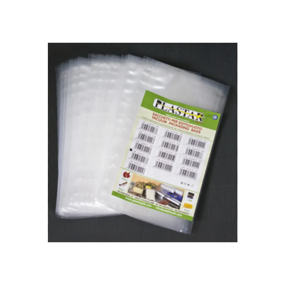 BUSTA GOFFRATA 25X35 CM P/SOTTOVUOTO  25 PZ