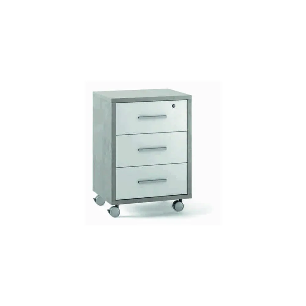 UFFICIO DOUBLE CASSETTIERA 3C 71X51 CM CEMENTO/OSSIDO UFFICIO DOUBLE CASSETTIERA 3C 71X51 CM CEMENTO/OSSIDO