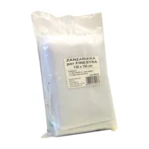 ZANZARIERA POLIESTERE FINESTRA 130X150 CM BIANCO (10