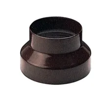 RIDUZIONE P/TUBO DI STUFA D 12/10 CM MARRONE