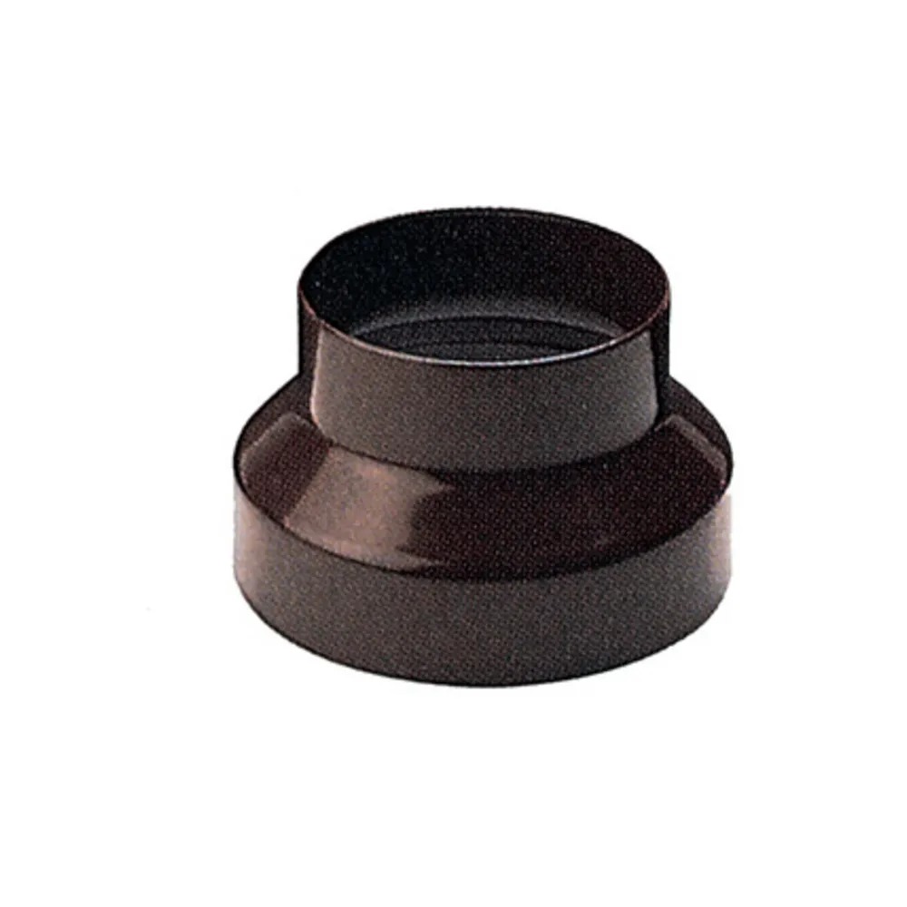RIDUZIONE P/TUBO DI STUFA D 12/10 CM MARRONE RIDUZIONE P/TUBO DI STUFA D 12/10 CM MARRONE